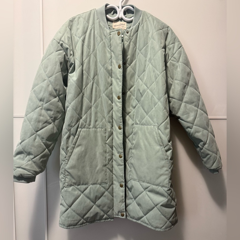 Universal Thread Mint Quilted Jacket - Picture 3 of 9